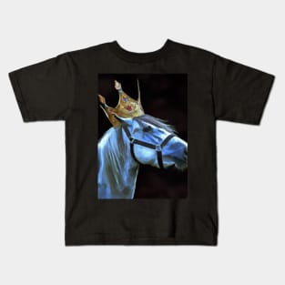 Horse with Crown Kids T-Shirt